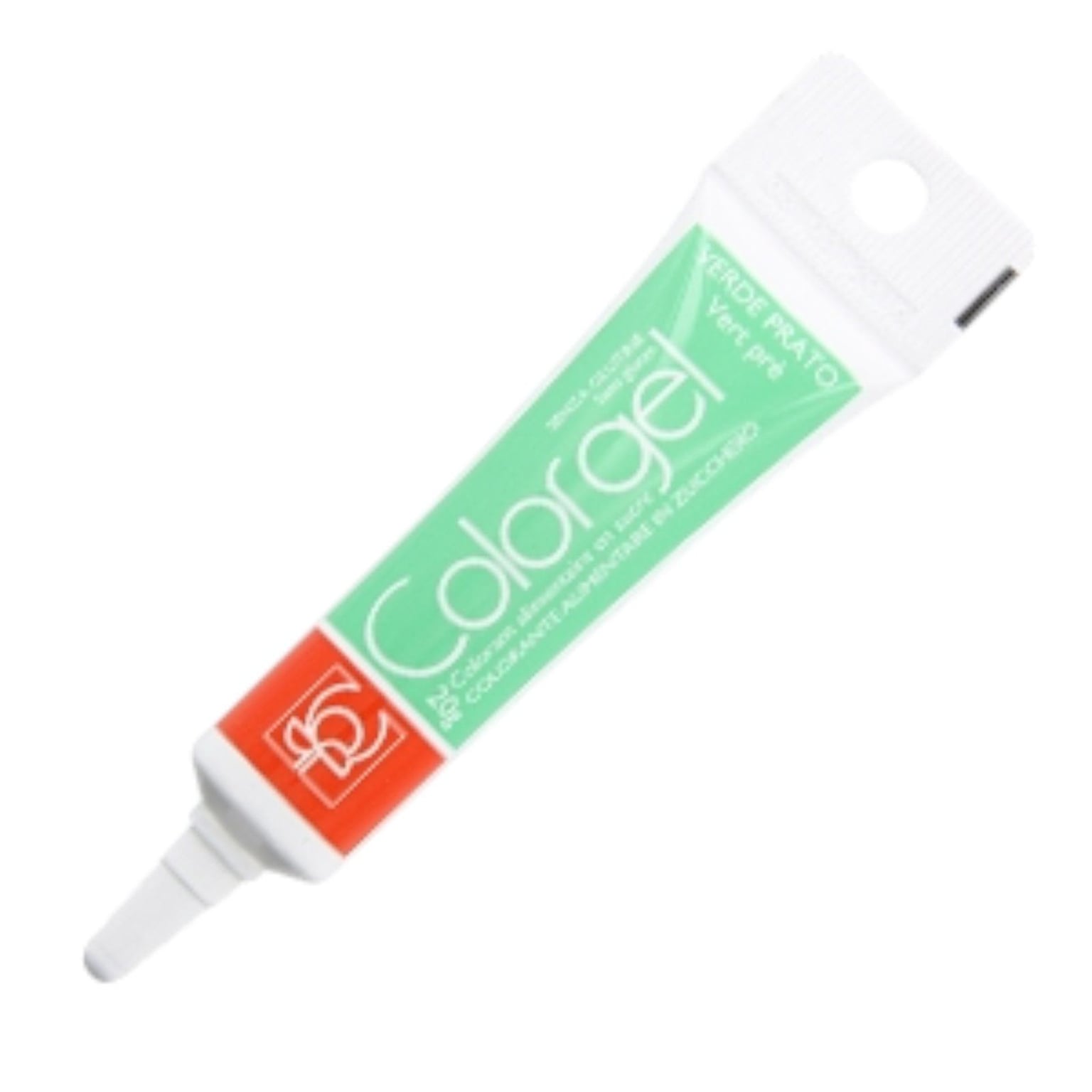 Барвник харчовий гелевий водорозчинний Modecor Color Gel VERDE PRATO 20 г зелена трава 3373