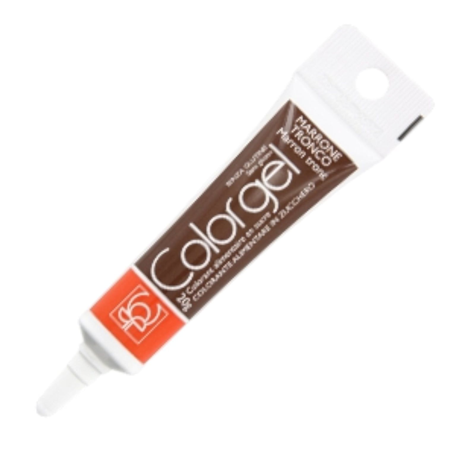 Барвник харчовий гелевий водорозчинний Modecor Color Gel MARRONE TRONCO 20 г коричневий 3374