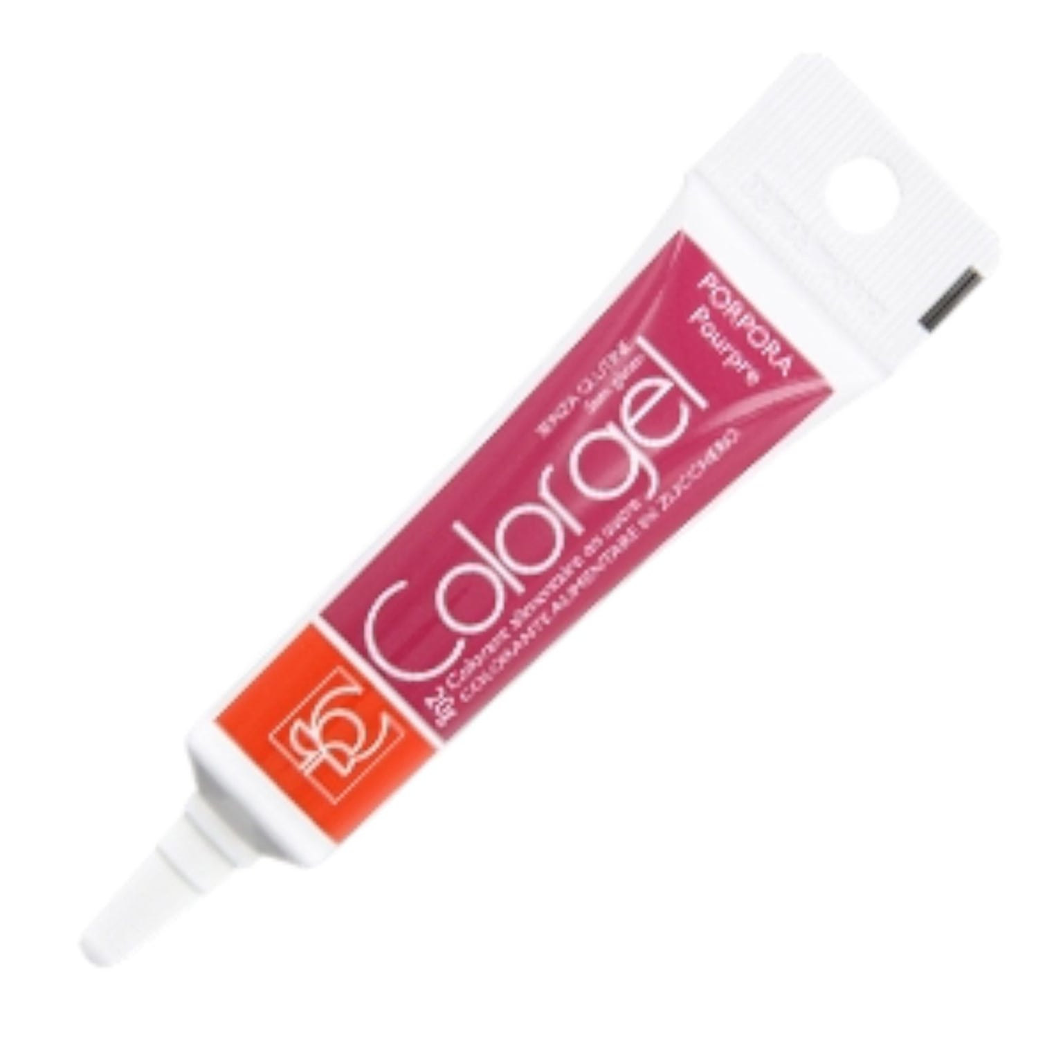 Барвник харчовий гелевий водорозчинний Modecor Color Gel PORPORA 20 г пурпурний 3379