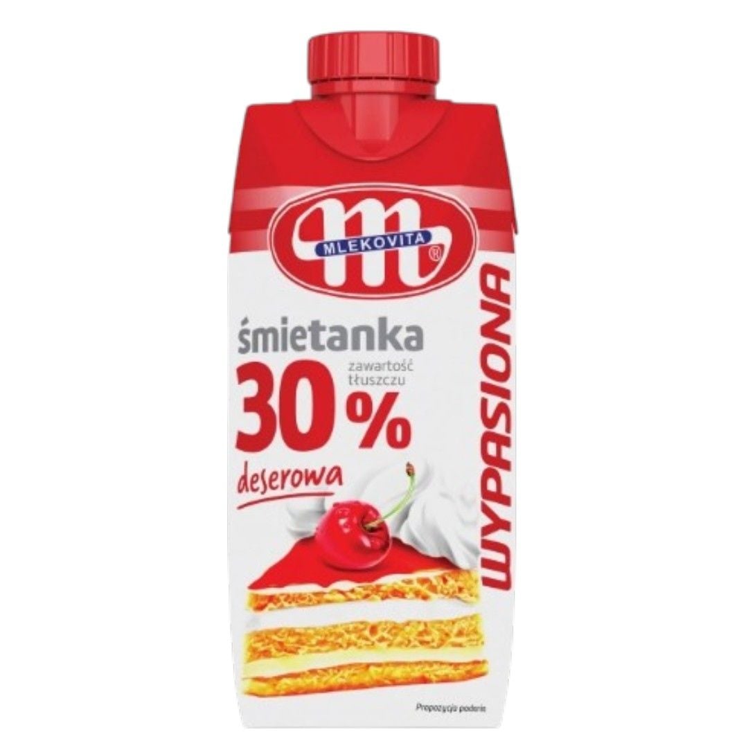 Вершки молочні Mlekovita 30 % 0,33 л