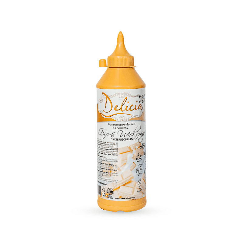 Топінг Шоколад білий Delicia 600г