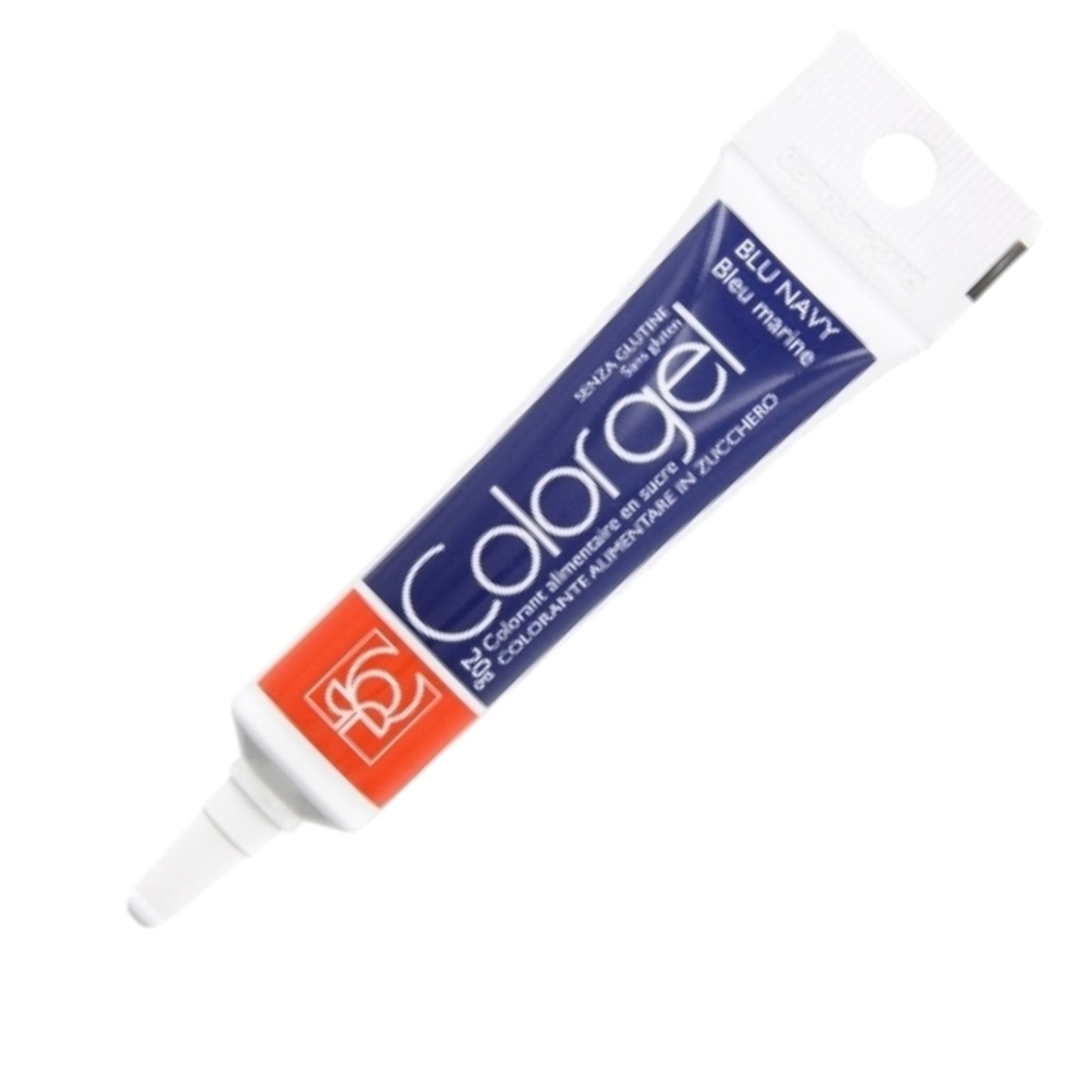 Барвник харчовий гелевий водорозчинний Modecor Color Gel BLU NAVY 20 г темно-синій 3384