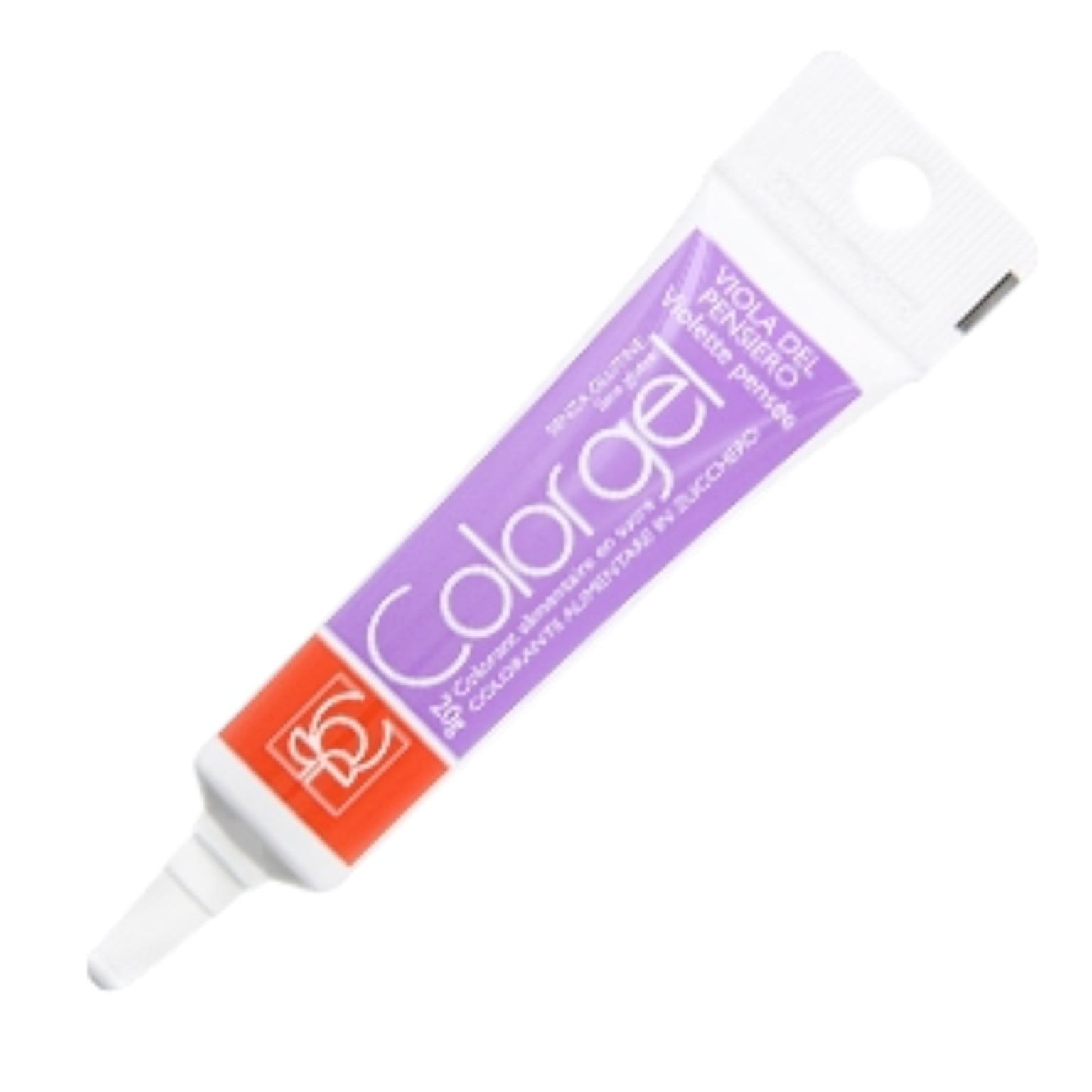 Барвник харчовий гелевий водорозчинний Modecor Color Gel VIOLA DEL PENSIERO 20 г світло-фіолетовий 3382