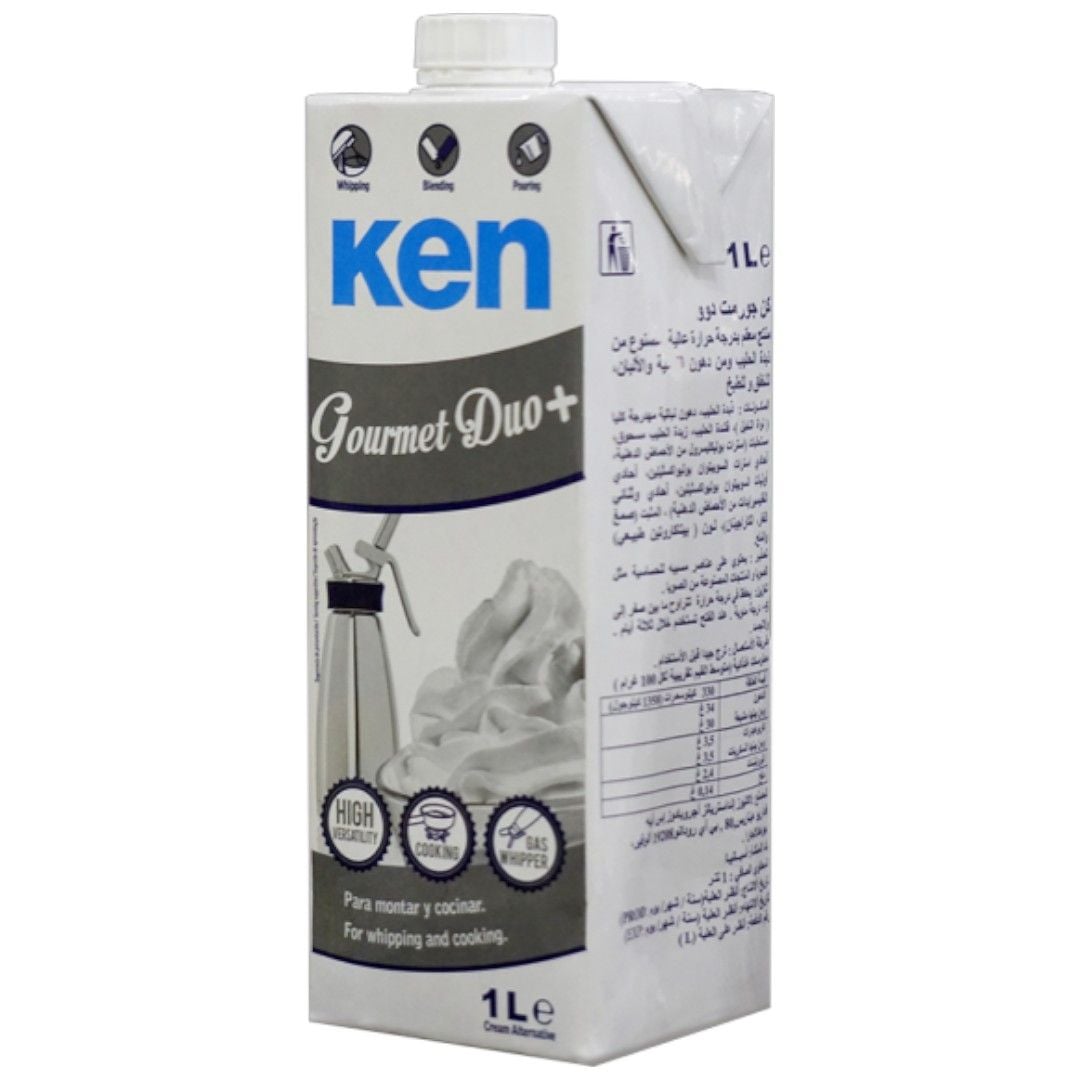 Крем рослинний кулінарно-кондитерський KEN Gourmet Duo 34 % 1 л